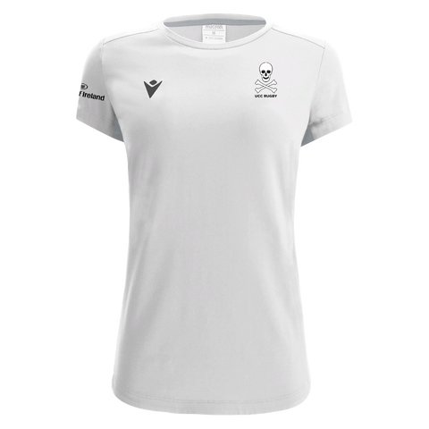 UCC Rugby 2025 Womens Tee White (Item only available for In Store Collection)